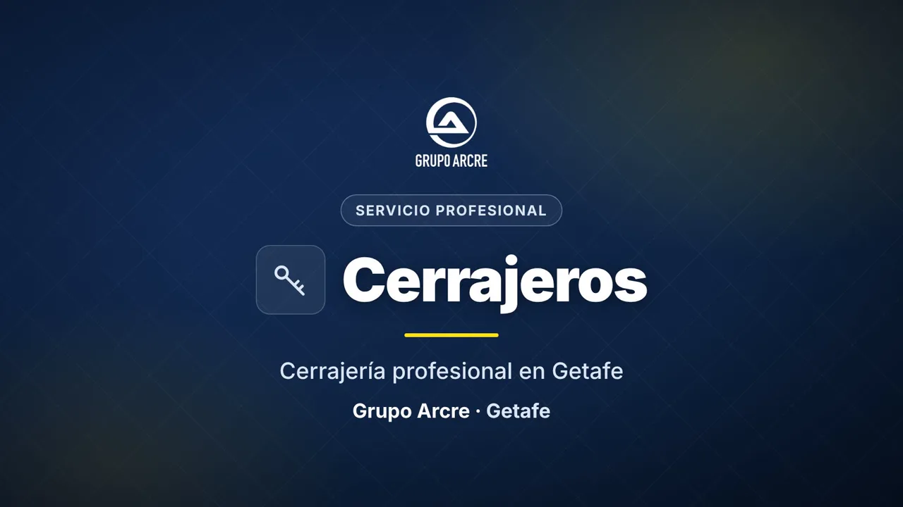 Cerrajería profesional en Getafe