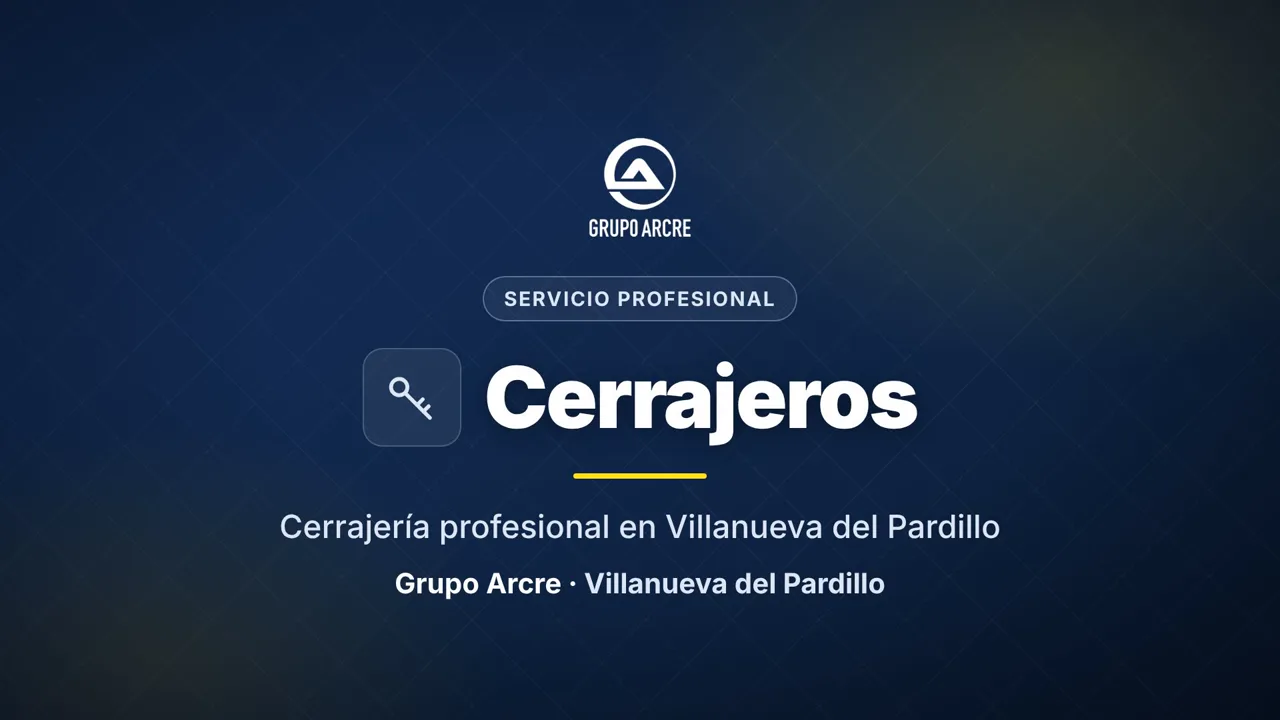 Cerrajería profesional en Villanueva del Pardillo